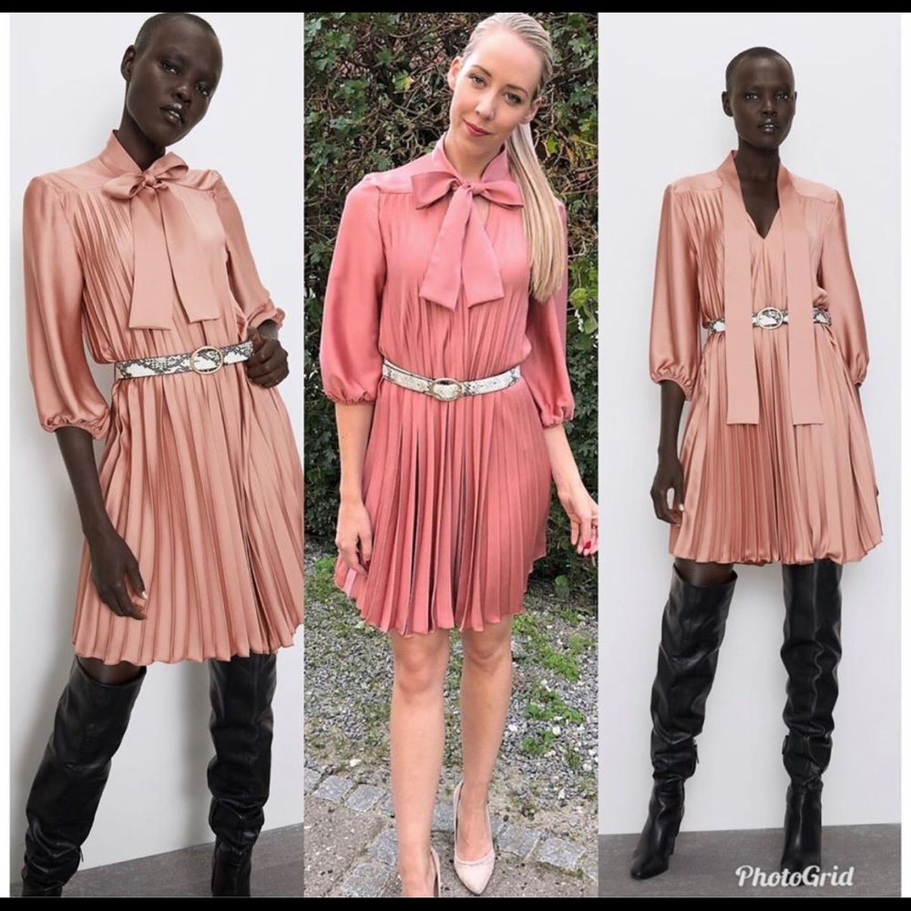 PLEATED DRESS - Picture 9 of 12